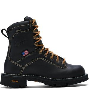 Danner Quarry USA Black Alloy Toe Leather Work Boot